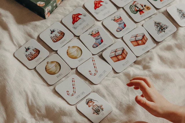 Christmas Memory Card Game