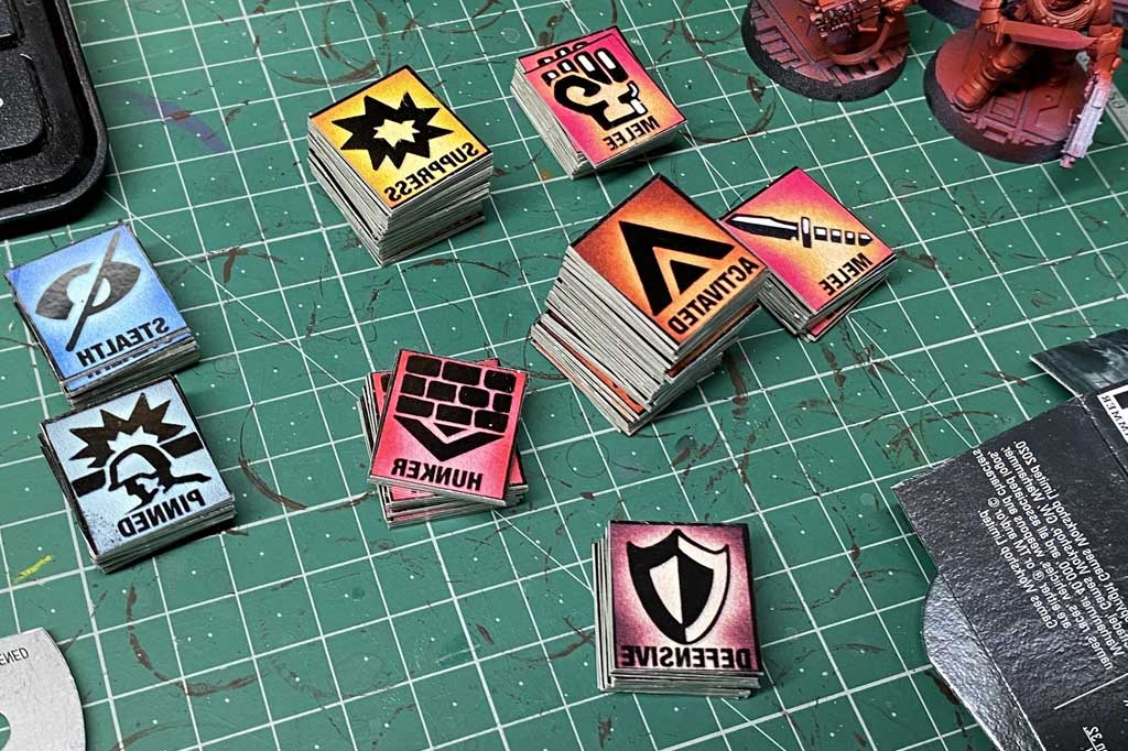 Die-Cut Paper Game Tokens