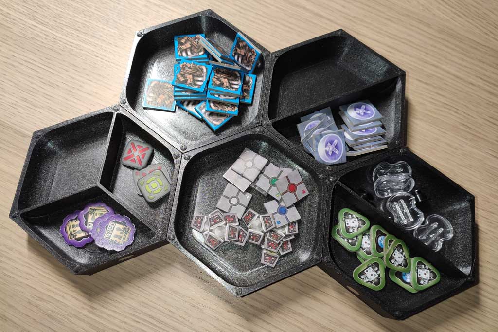 Gray Board Game Tokens